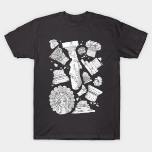 Greek Architectural Elements T-Shirt